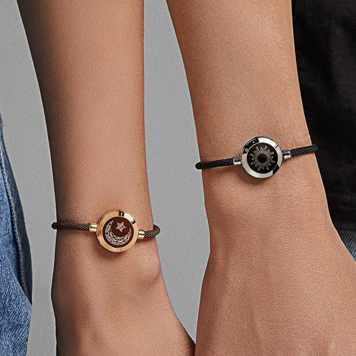 Couple Sun & Moon Bracelet in use