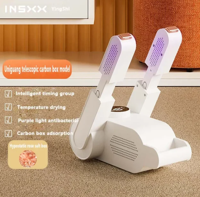 Shoe Dryer with UV Light Rose Salt Box